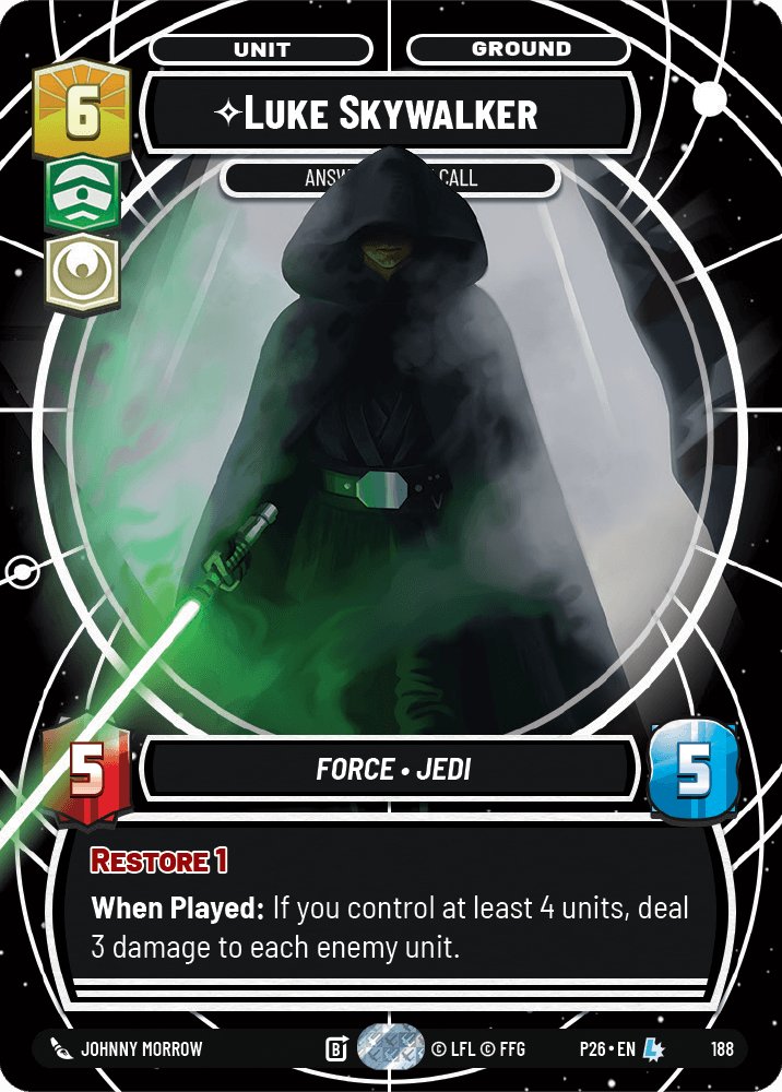 Luke Skywalker - Answering the Call, Galactic Championship 2026 · 188