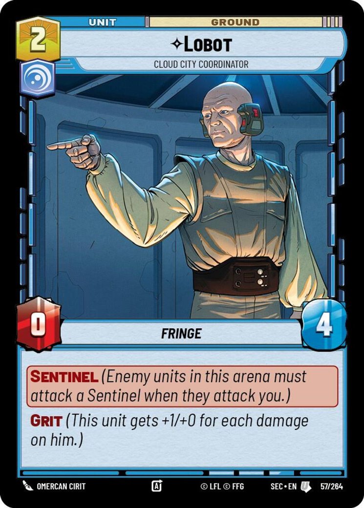 Lobot - Cloud City Coordinator, Secrets of Power · 57/264