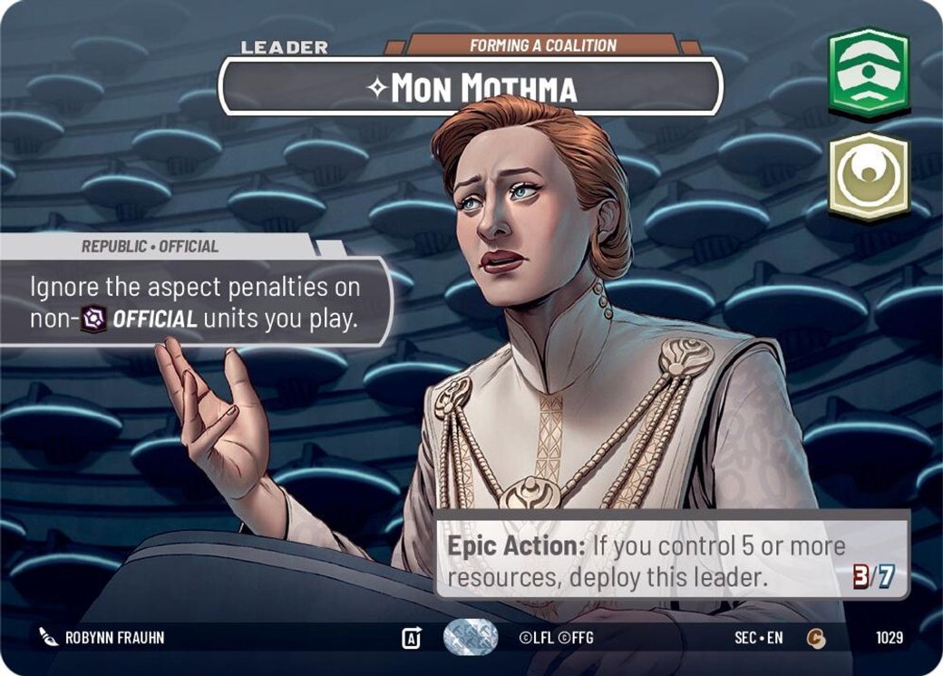 Mon Mothma - Forming a Coalition, Secrets of Power · 1029