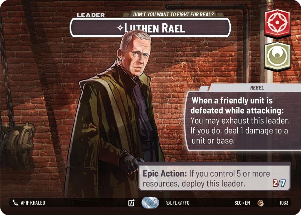 Luthen Rael - Don't You Want To Fight For Real?, Secrets of Power · 1033