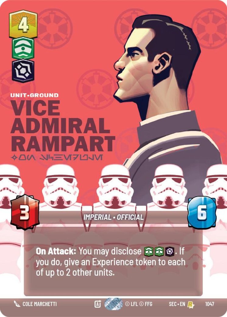 Vice Admiral Rampart - On Schedule, Secrets of Power · 1047