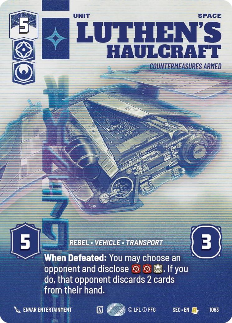 Luthen's Haulcraft - Countermeasures Armed, Secrets of Power · 1063