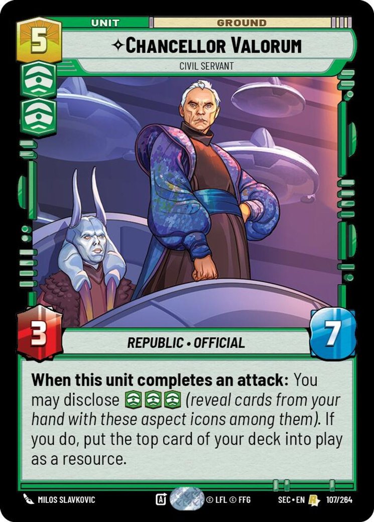 Chancellor Valorum - Civil Servant, Secrets of Power · 107/264