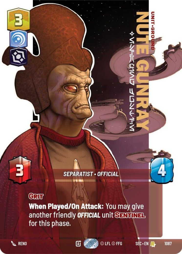 Nute Gunray - Escaping Justice, Secrets of Power · 1087
