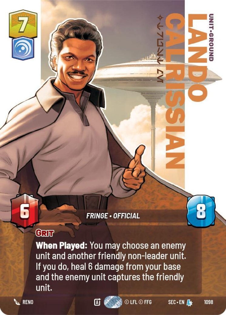 Lando Calrissian - Trust Me, Secrets of Power · 1098