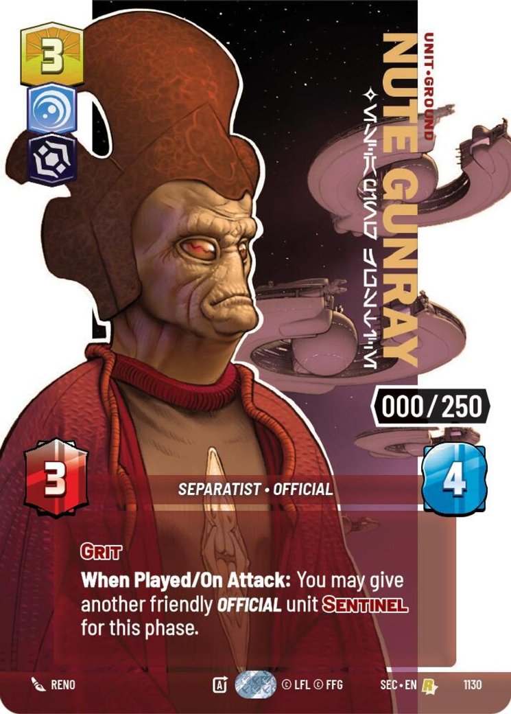 Nute Gunray - Escaping Justice, Secrets of Power · 1130
