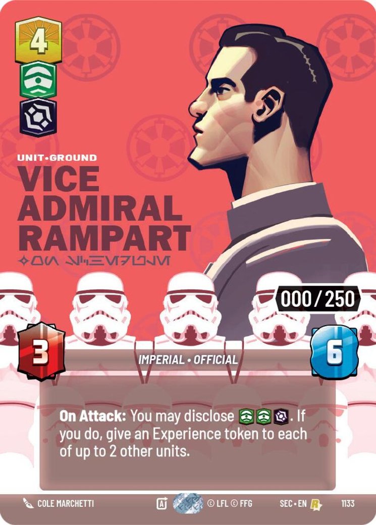 Vice Admiral Rampart - On Schedule, Secrets of Power · 1133