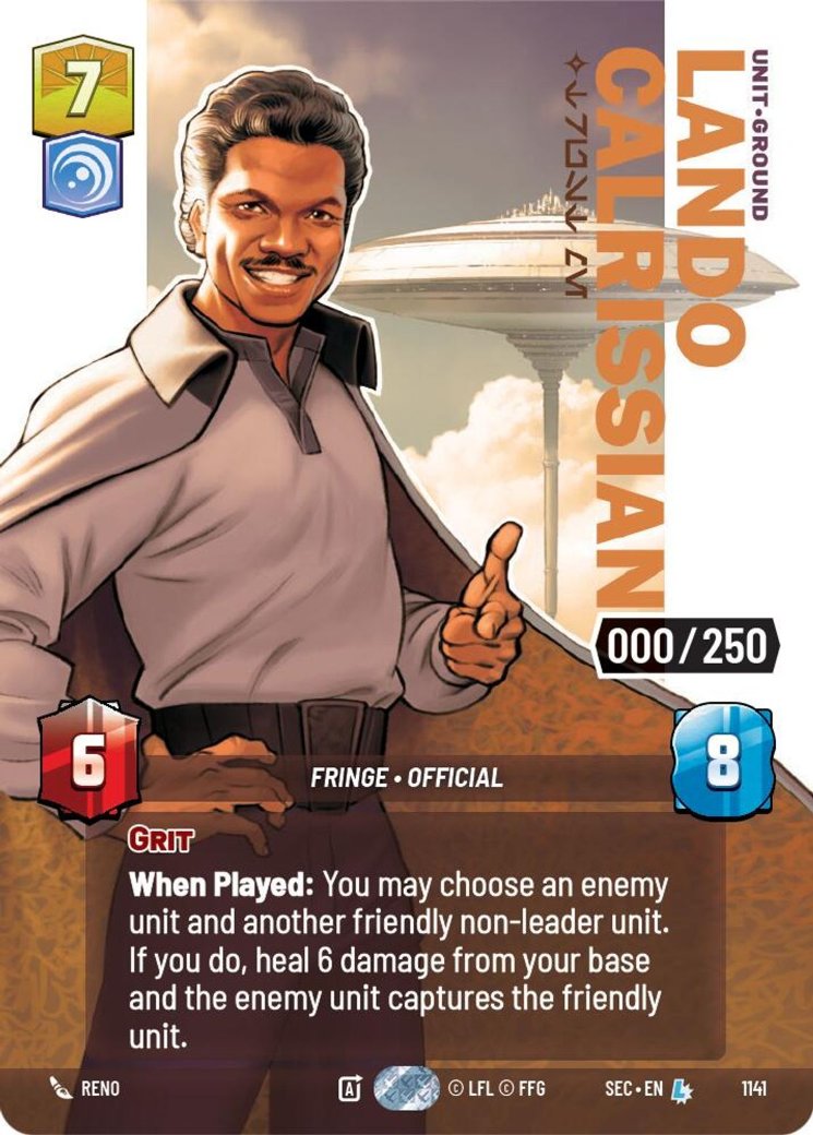 Lando Calrissian - Trust Me, Secrets of Power · 1141