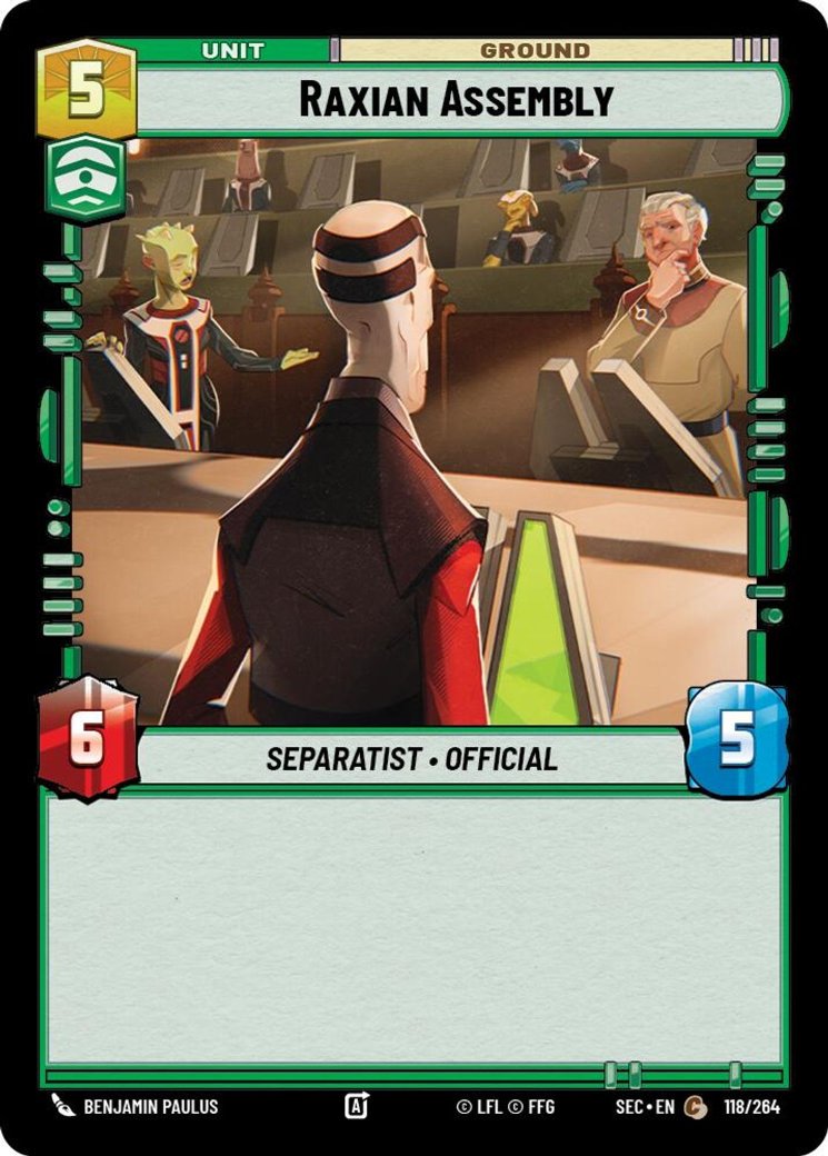 Raxian Assembly, Secrets of Power · 118/264
