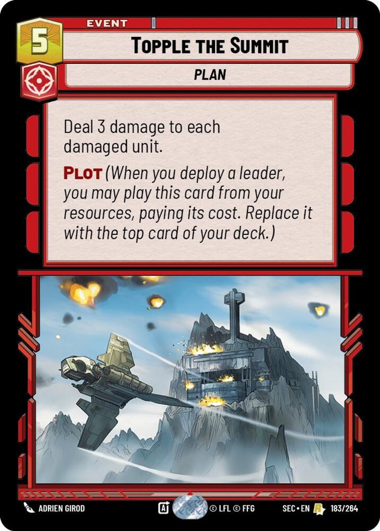Topple the Summit, Secrets of Power · 183/264