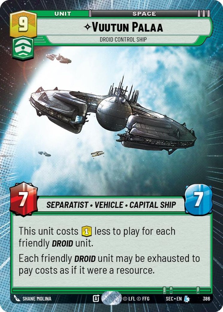 Vuutun Palaa - Droid Control Ship, Secrets of Power · 386