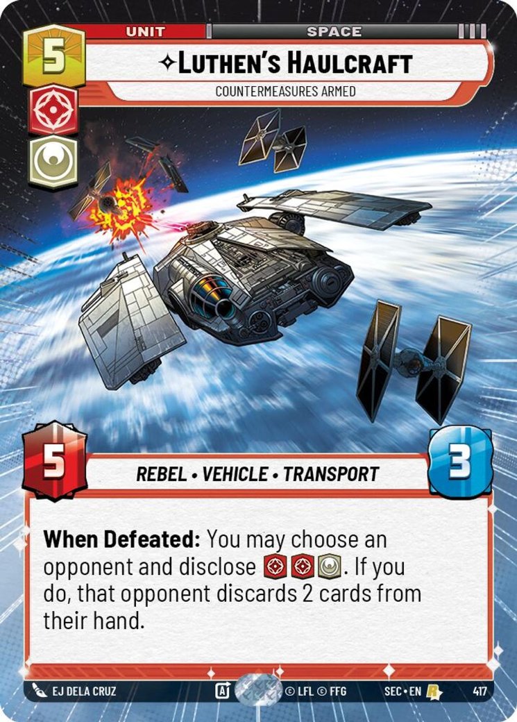 Luthen's Haulcraft - Countermeasures Armed, Secrets of Power · 417