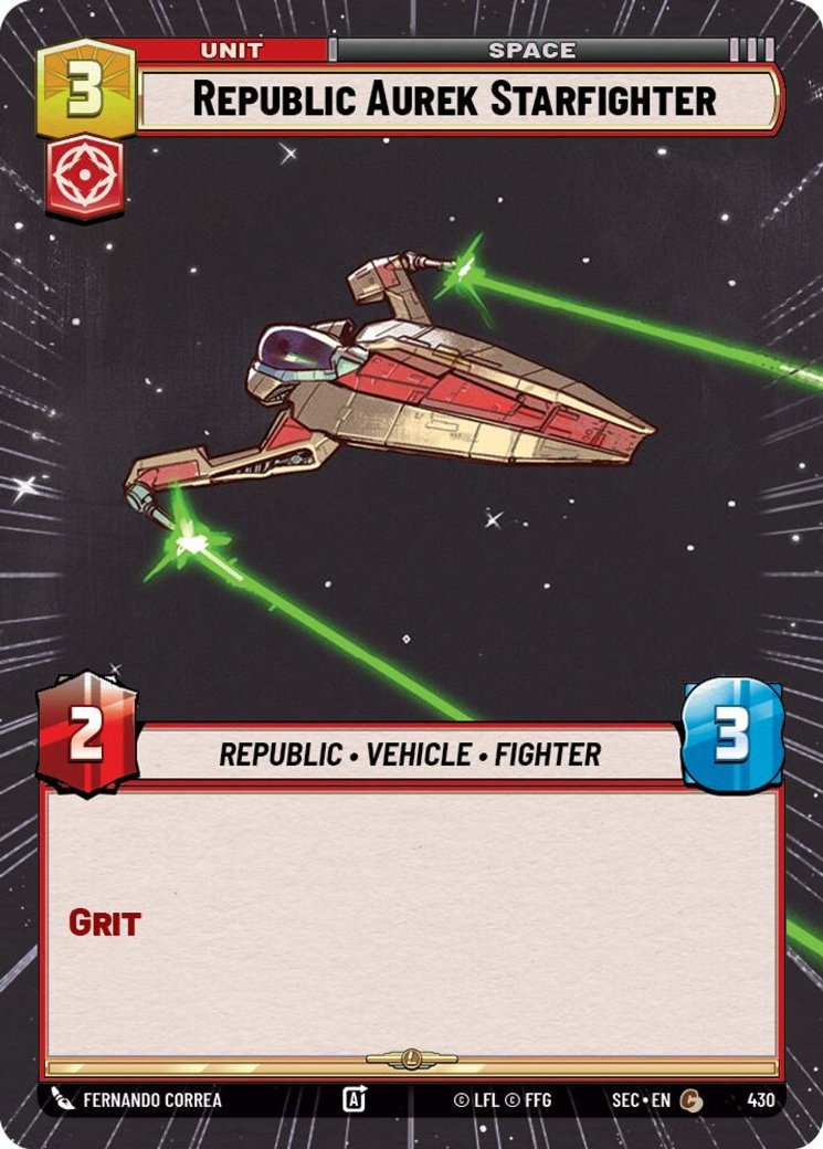 Republic Aurek Starfighter, Secrets of Power · 430