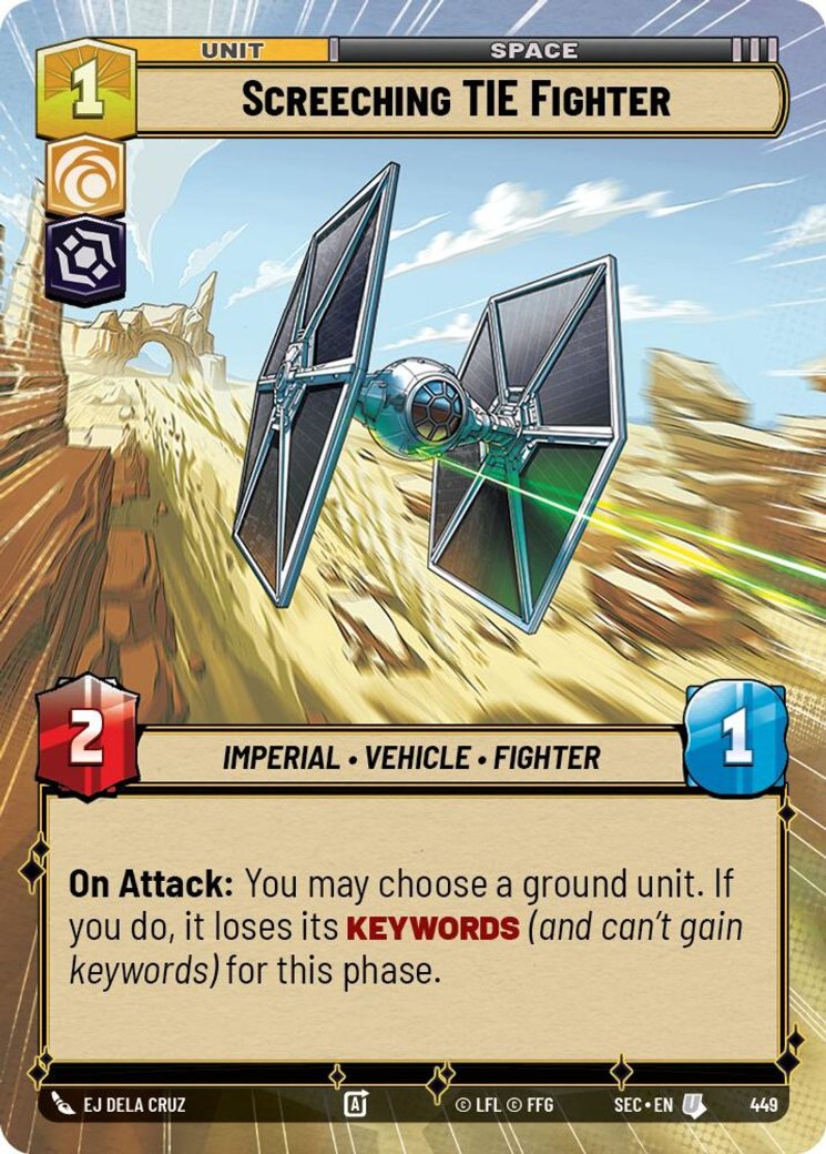 Screeching TIE Fighter, Secrets of Power · 449