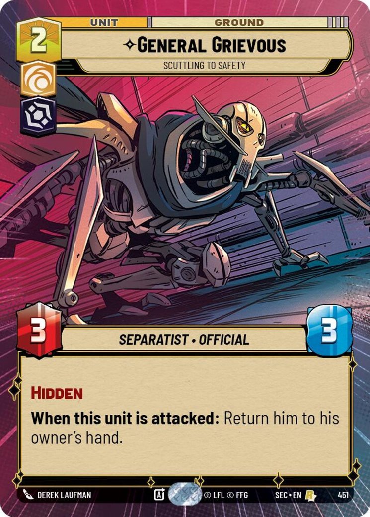 General Grievous - Scuttling to Safety, Secrets of Power · 451