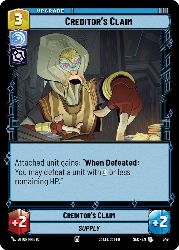 Creditor's Claim, Secrets of Power · 549