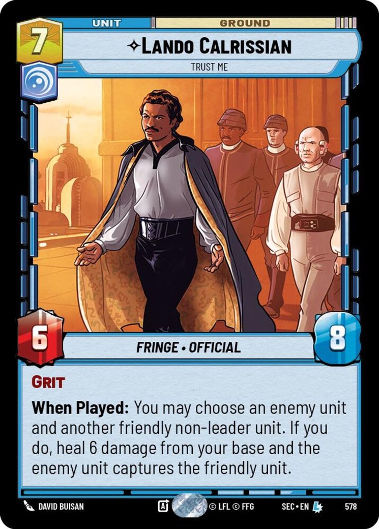Lando Calrissian - Trust Me, Secrets of Power · 578