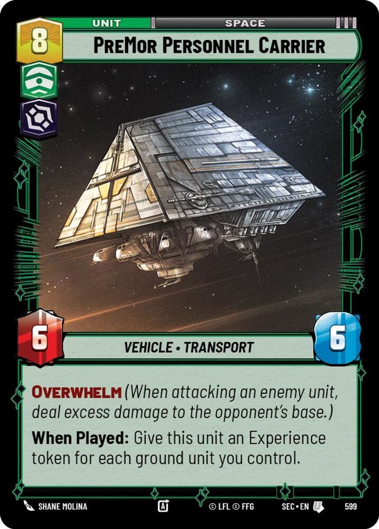 PreMor Personnel Carrier, Secrets of Power · 599