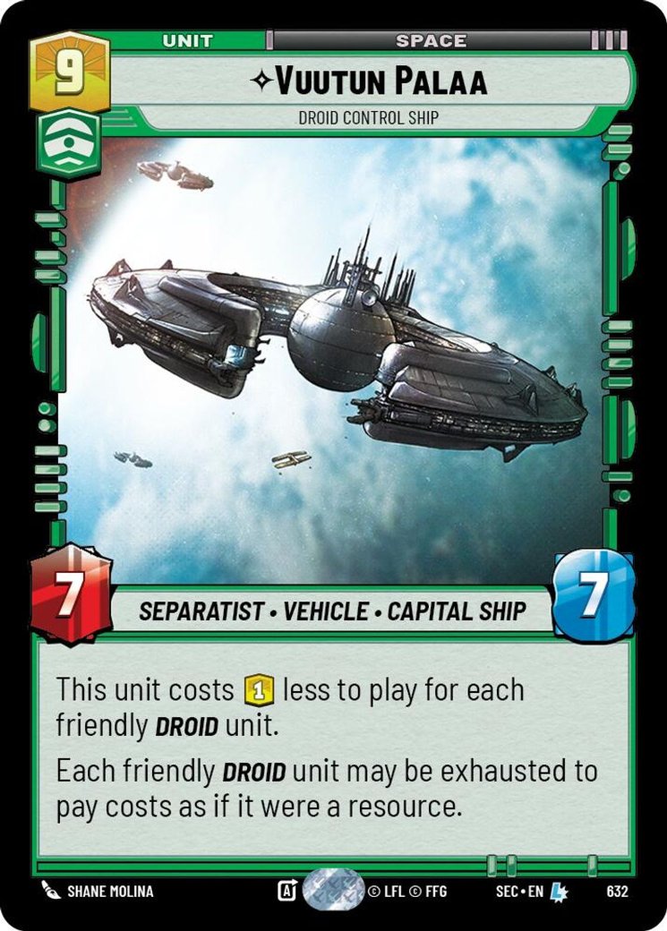 Vuutun Palaa - Droid Control Ship, Secrets of Power · 632