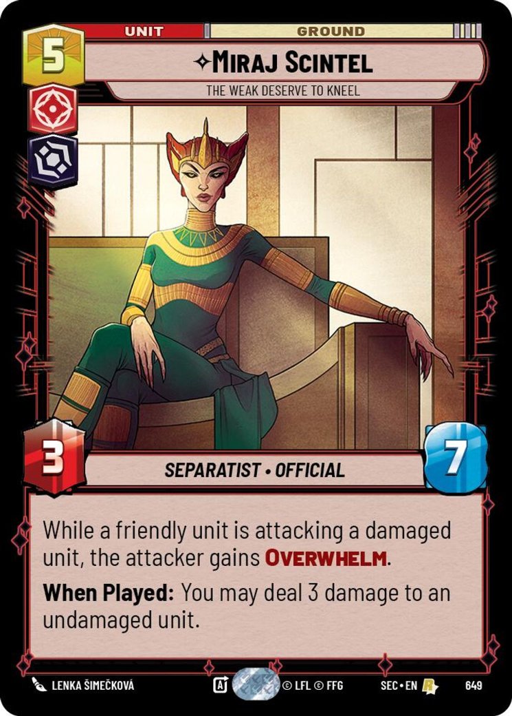 Miraj Scintel - The Weak Deserve to Kneel, Secrets of Power · 649