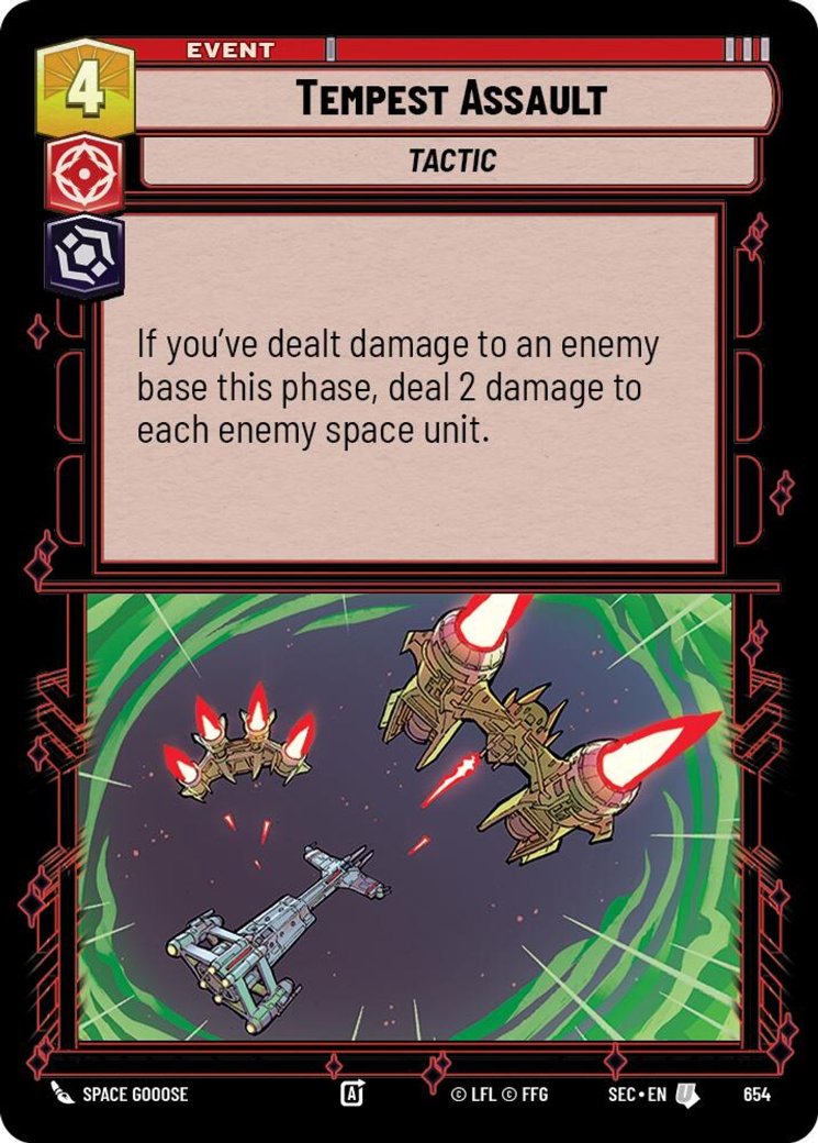 Tempest Assault, Secrets of Power · 654