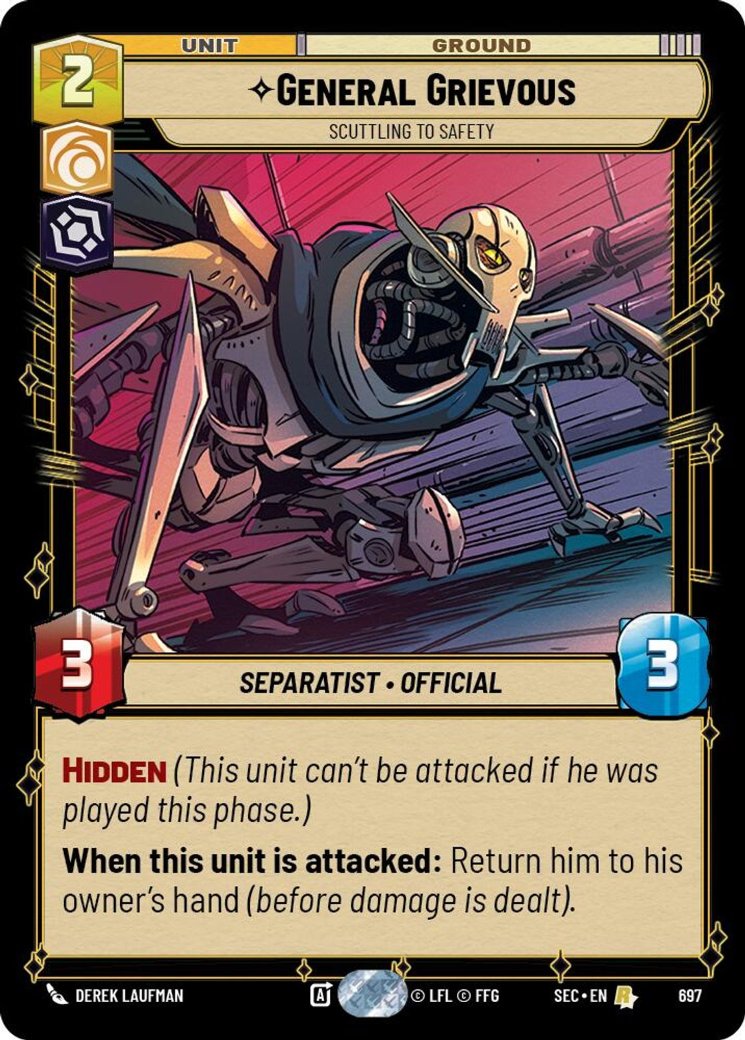 General Grievous - Scuttling to Safety, Secrets of Power · 697