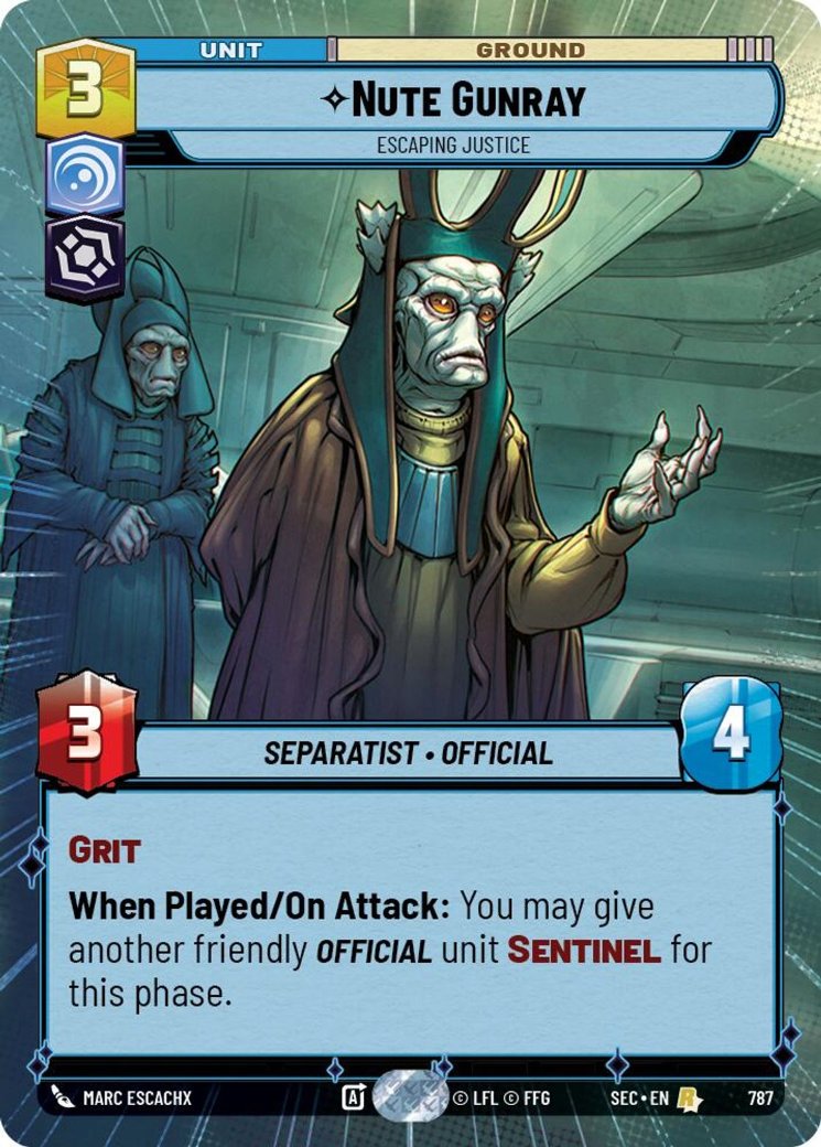 Nute Gunray - Escaping Justice, Secrets of Power · 787