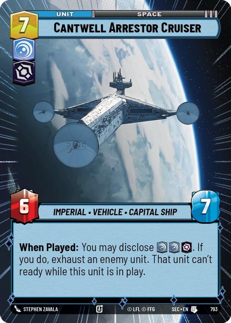 Cantwell Arrestor Cruiser, Secrets of Power · 793