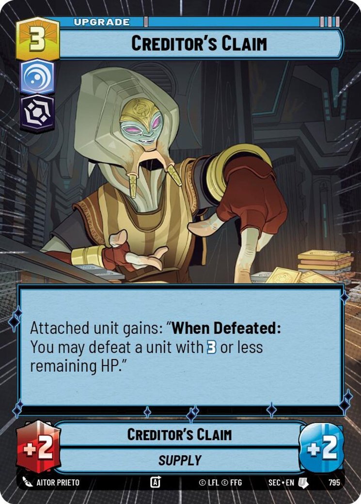 Creditor's Claim, Secrets of Power · 795