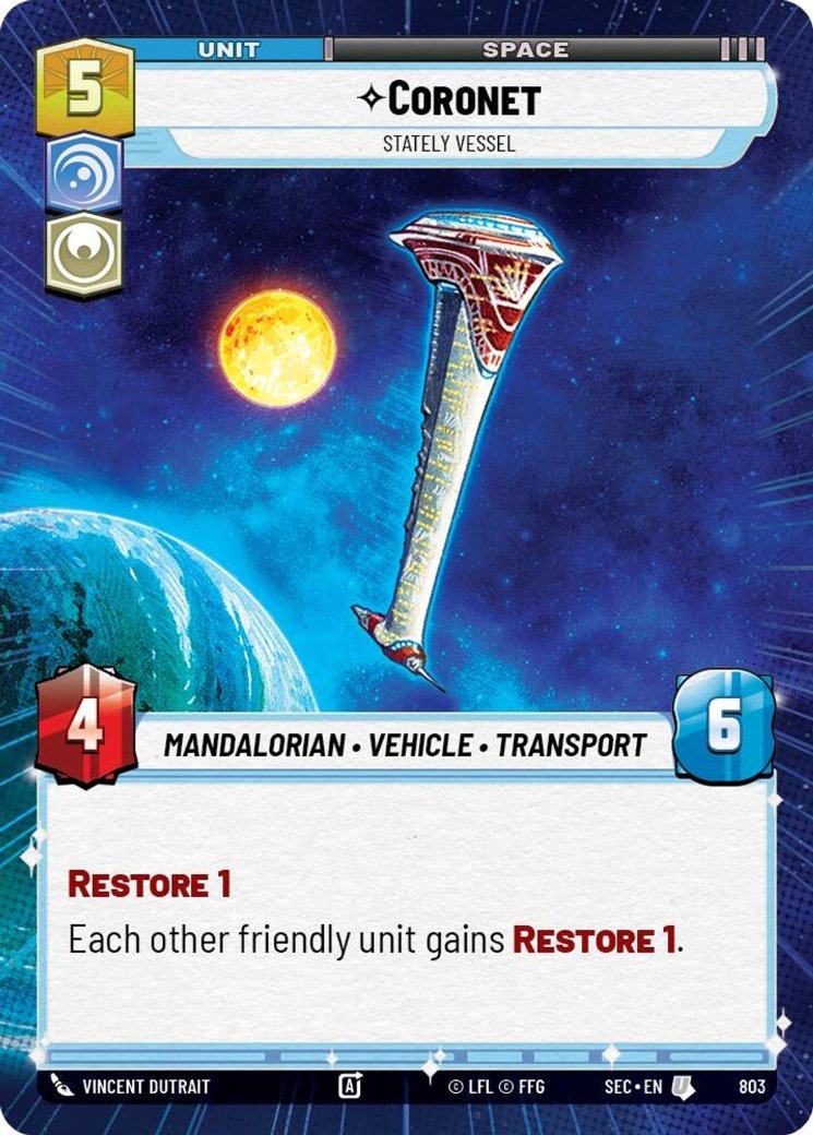 Coronet - Stately Vessel, Secrets of Power · 803