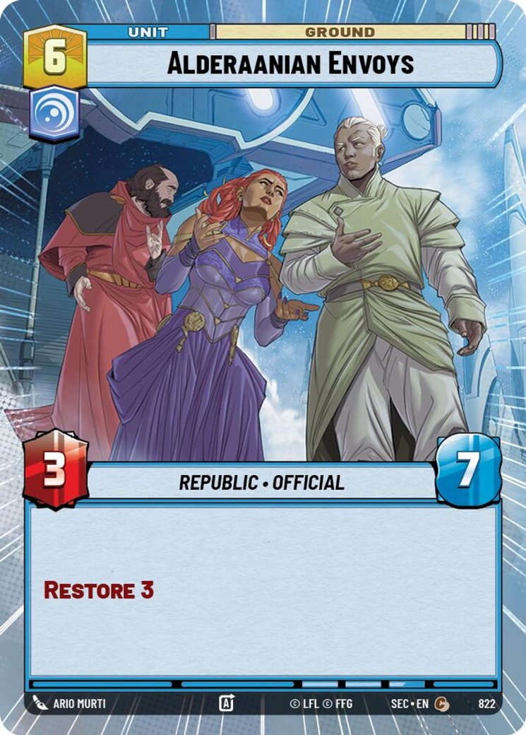 Alderaanian Envoys, Secrets of Power · 822
