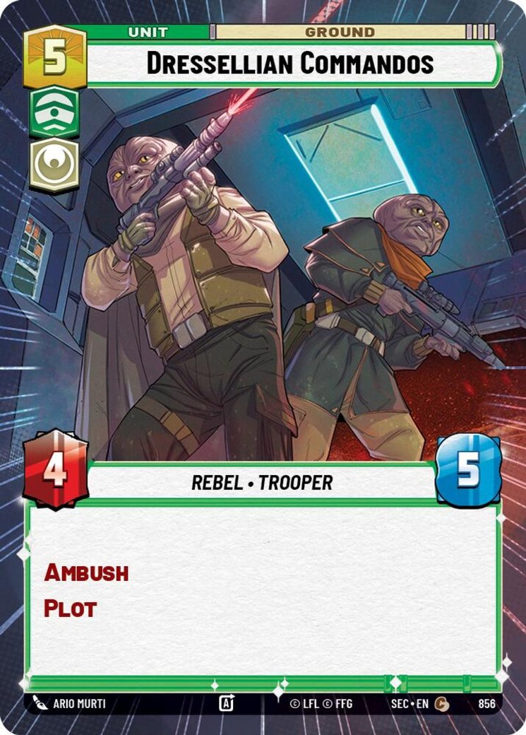 Dressellian Commandos, Secrets of Power · 856