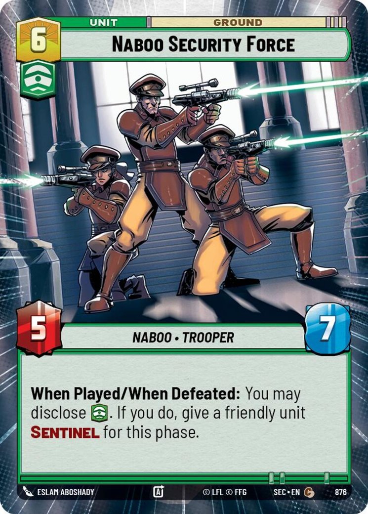 Naboo Security Force, Secrets of Power · 876