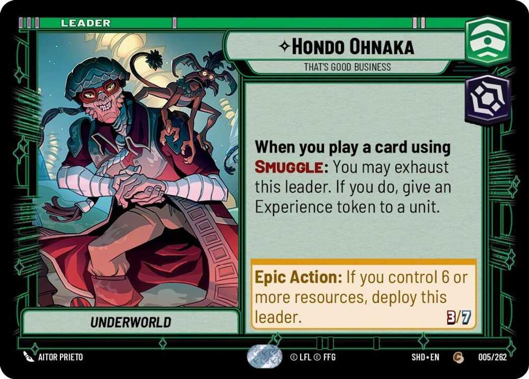 Hondo Ohnaka - That's Good Business, Shadows of the Galaxy · 005/262