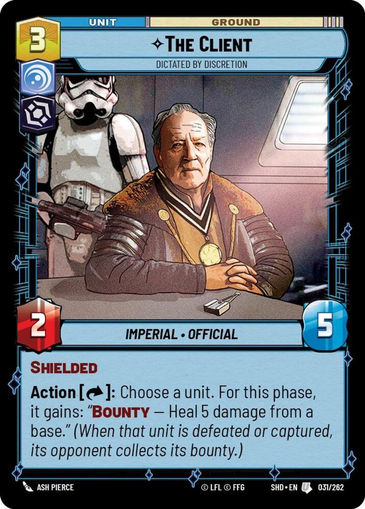 The Client - Dictated by Discretion, Shadows of the Galaxy · 031/262