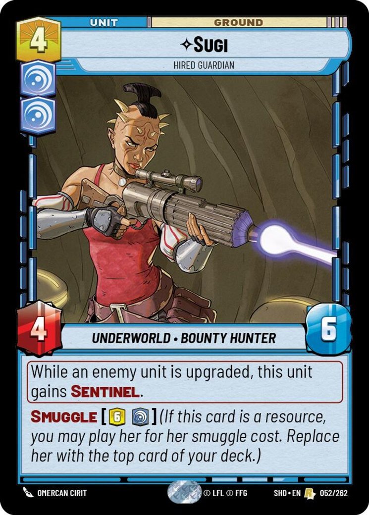 Sugi - Hired Guardian, Shadows of the Galaxy · 052/262