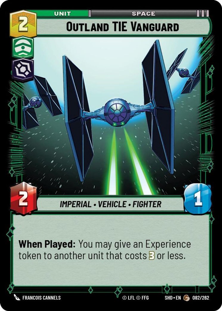 Outland TIE Vanguard, Shadows of the Galaxy · 082/262