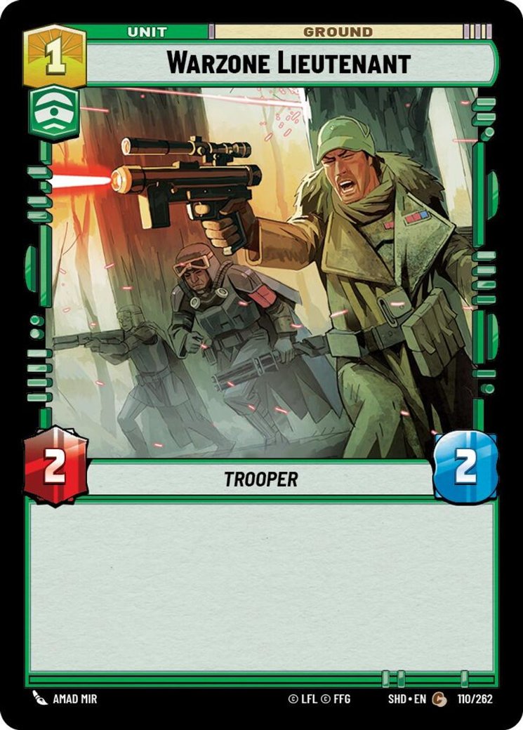 Warzone Lieutenant, Shadows of the Galaxy · 110/262