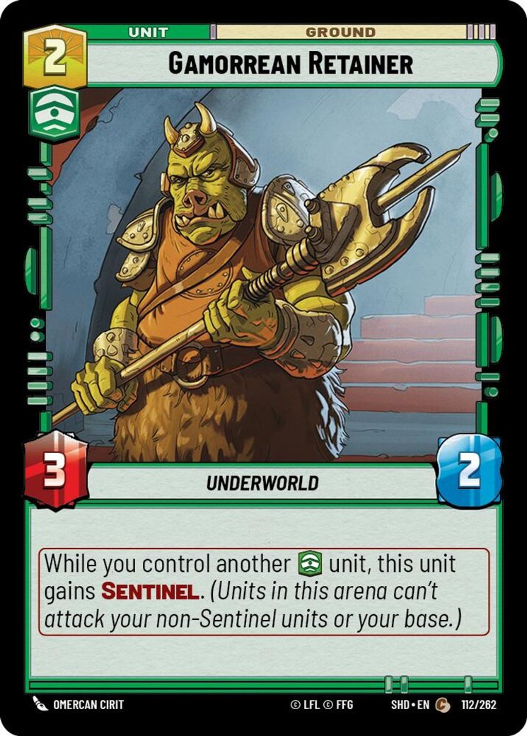 Gamorrean Retainer, Shadows of the Galaxy · 112/262