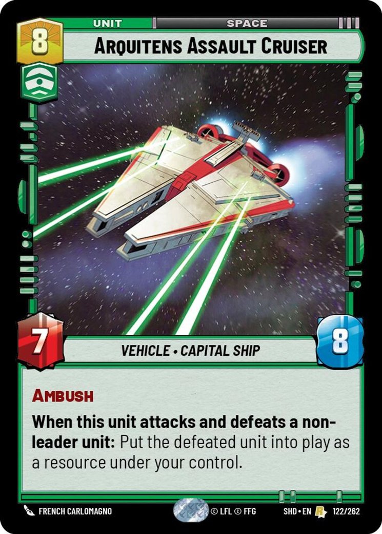 Arquitens Assault Cruiser, Shadows of the Galaxy · 122/262