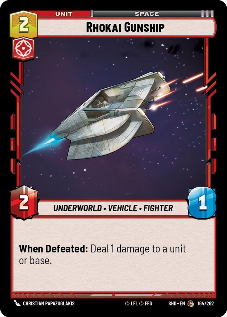 Rhokai Gunship, Shadows of the Galaxy · 164/262