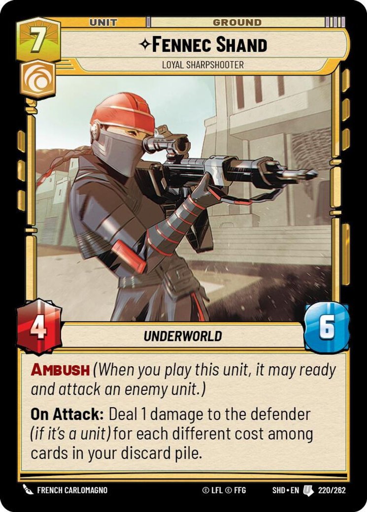 Fennec Shand - Loyal Sharpshooter, Shadows of the Galaxy · 220/262