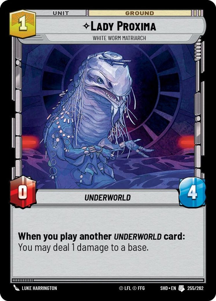 Lady Proxima - White Worm Matriarch, Shadows of the Galaxy · 255/262