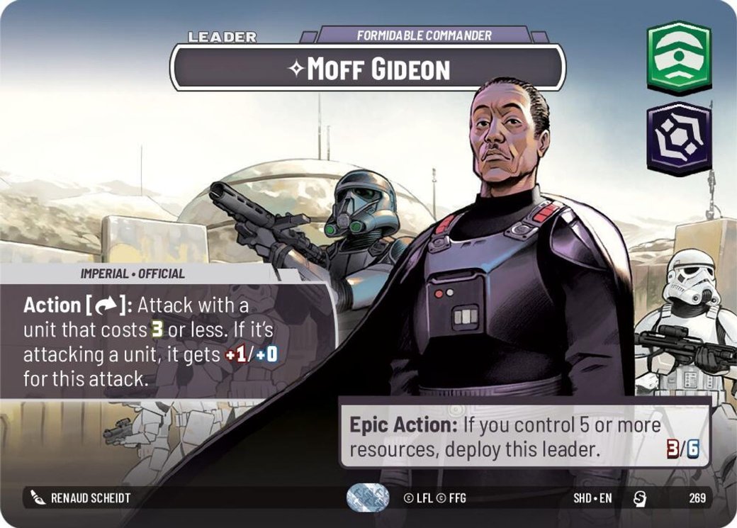 Moff Gideon - Formidable Commander, Shadows of the Galaxy · 269