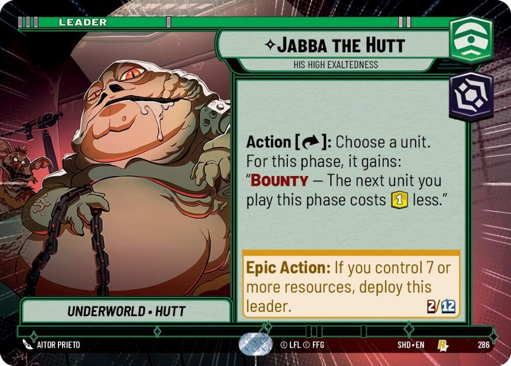 Jabba the Hutt - His High Exaltedness, Shadows of the Galaxy · 286