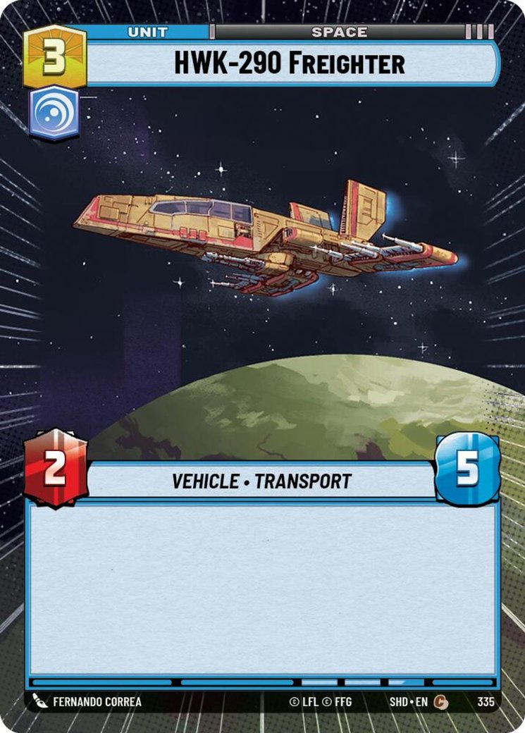 HWK-290 Freighter, Shadows of the Galaxy · 335