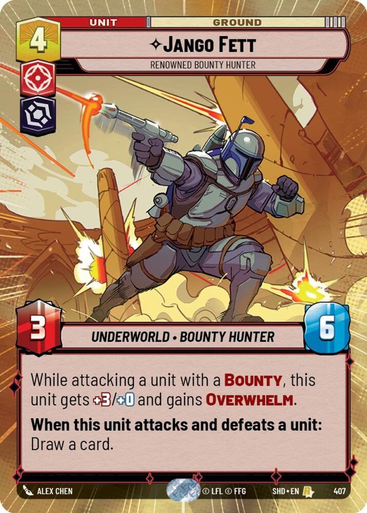 Jango Fett - Renowned Bounty Hunter, Shadows of the Galaxy · 407