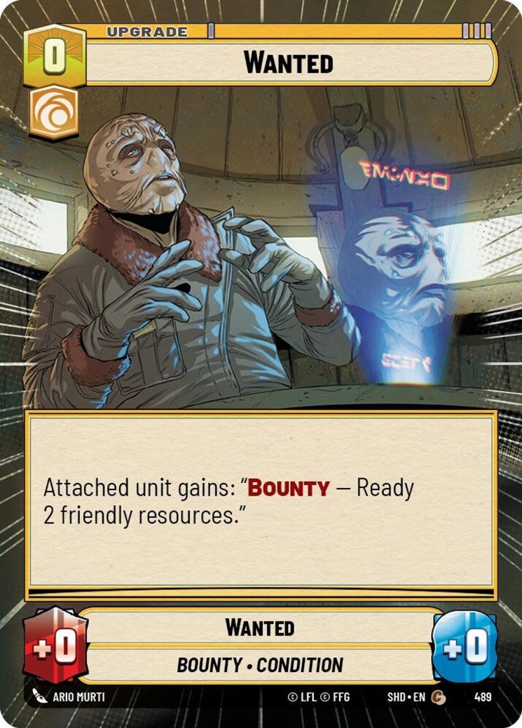 Wanted, Shadows of the Galaxy · 489