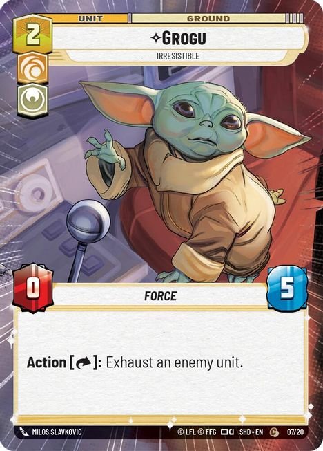Grogu - Irresistible, Shadows of the Galaxy: Weekly Play Promos · 07/20