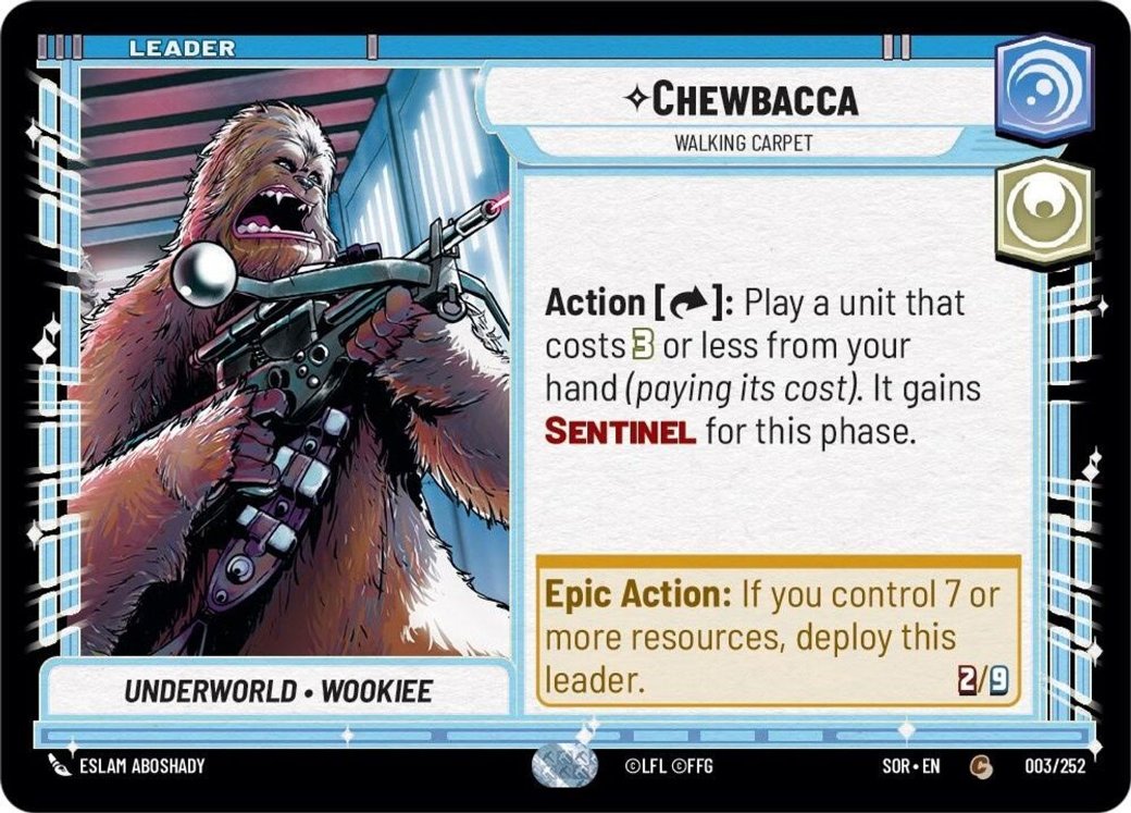 Chewbacca - Walking Carpet, Spark of Rebellion · 003/252